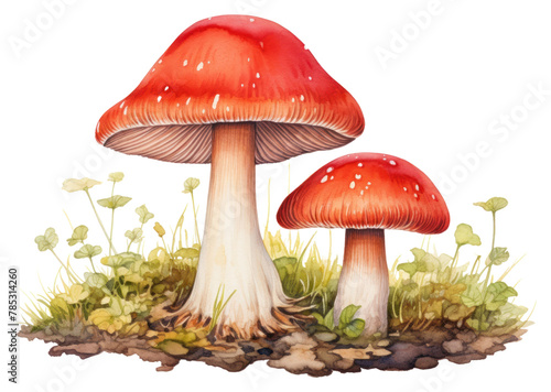PNG Mushroom amanita fungus agaric.  © Rawpixel.com