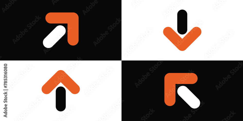 Arrow logo design collection. Premium Vector Arrow logo design collection. Premium Vector