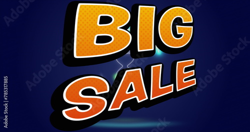 Image of big sale text over hourglass