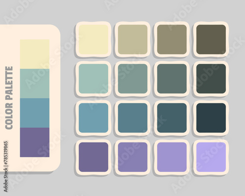 bisque darkgray cadetblue slategray color palette, rgb colors matching, harmonious colours catalog