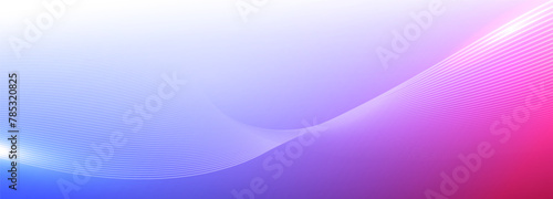 Abstract wavy stripes on gradient background. Vector wave lines smooth flowing dynamic blue and pink gradient for concept of technology, digital, communication, science, music. Elegant Vector EPS10.
