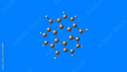 Sumanene molecule rotating video Full HD photo