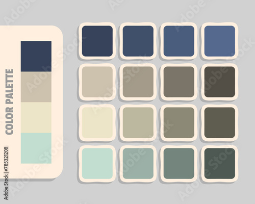 darkslategray silver bisque lightgray color palette, rgb colors matching, harmonious colours catalog