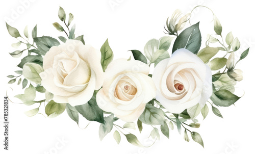 PNG Rose flower plant white