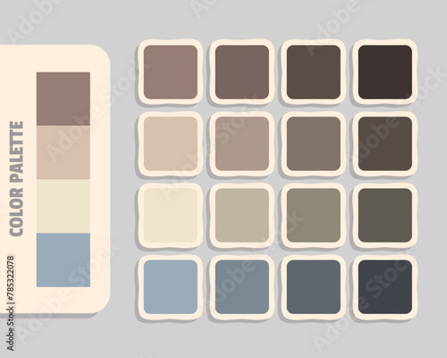 gray silver bisque darkgray color palette, rgb colors matching, harmonious colours catalog