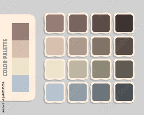 gray silver bisque lightsteelblue color palette, rgb colors matching, harmonious colours catalog