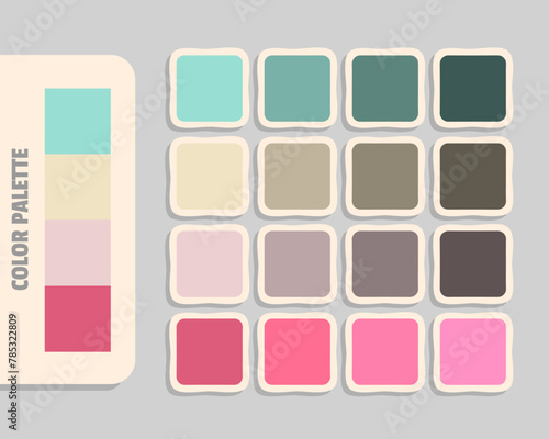 lightblue bisque gainsboro palevioletred color palette, rgb colors matching, harmonious colours catalog