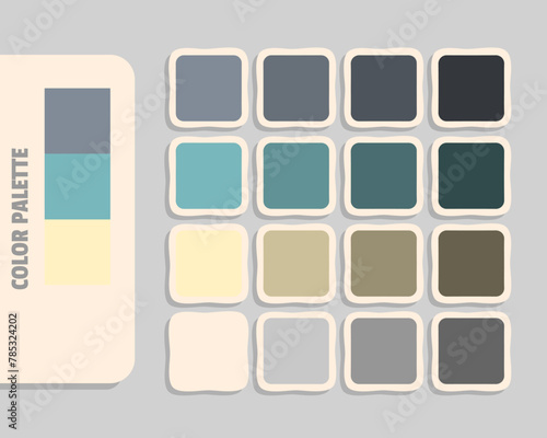 lightslategray mediumaquamarine bisque snow color palette, rgb colors matching, harmonious colours catalog
