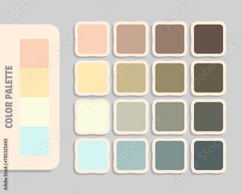peachpuff moccasin lightyellow lightcyan color palette, rgb colors matching, harmonious colours catalog