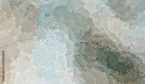  abstract mosaic blended grunge effect dark shadow light gradient vector background digital illustration ash blue gray beige texture wall deco