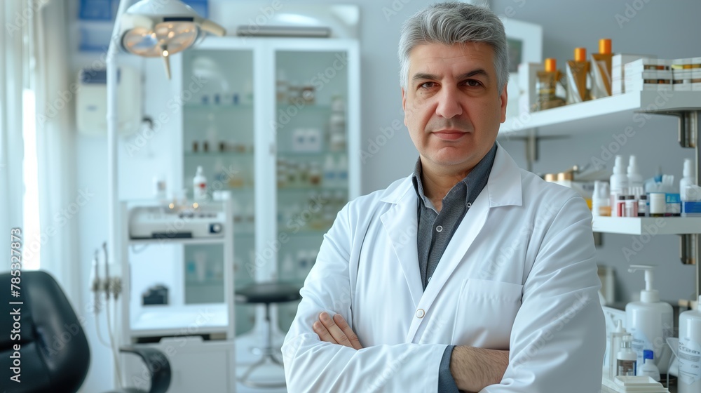 Doctor in White Lab Coat in Laboratory Doctor in White Lab Coat in Laboratory