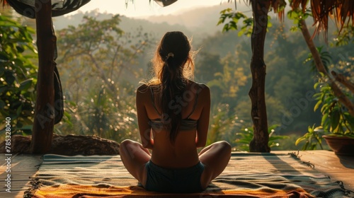 Embrace nature's tranquility with tech-free wellness retreats and digital detox camps. photo