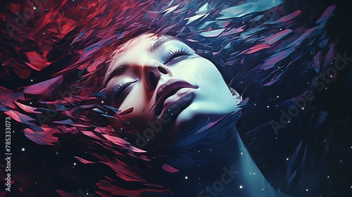 Dive deep into the subconscious with a close-up shot animation