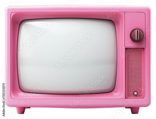 PNG Television screen pink old transparent background © Rawpixel.com