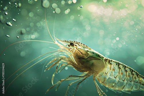 shrimp in the water © masud