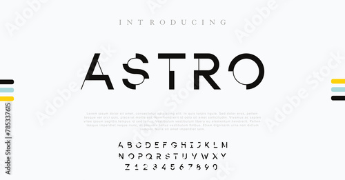 Astro modern creative minimal alphabet small letter logo design