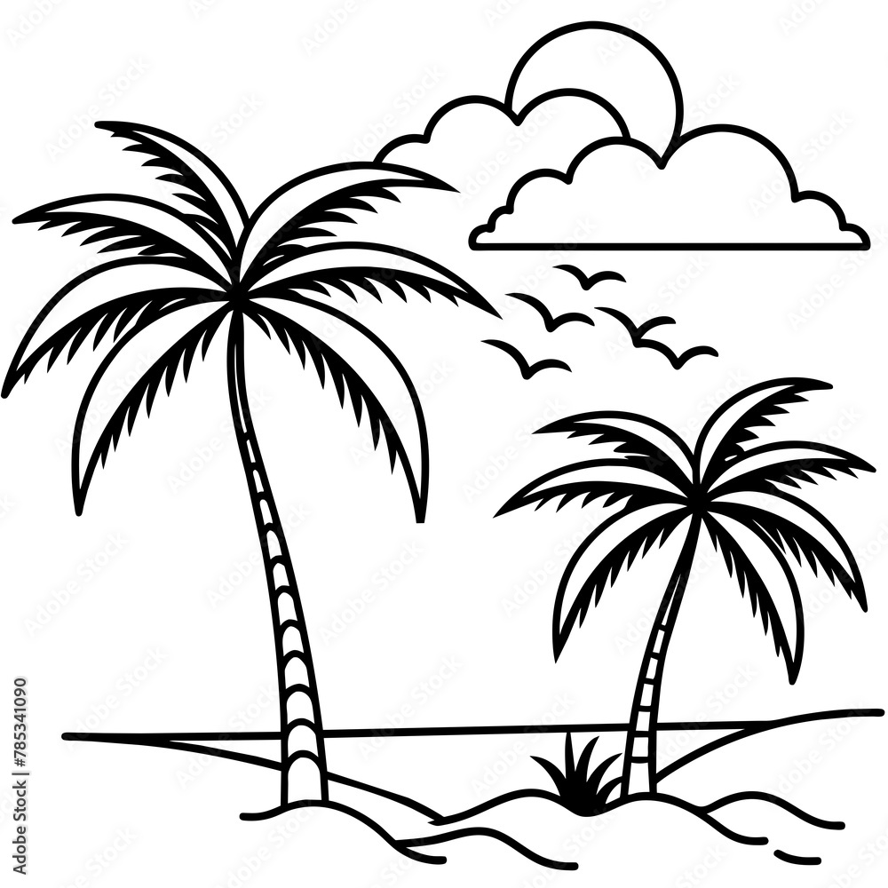 Summer vibes vector illustration.
Summer vibes vector illustration.