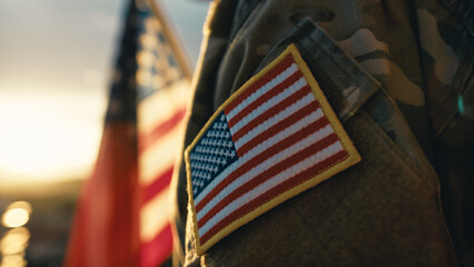 American Soldier for veterans Day 