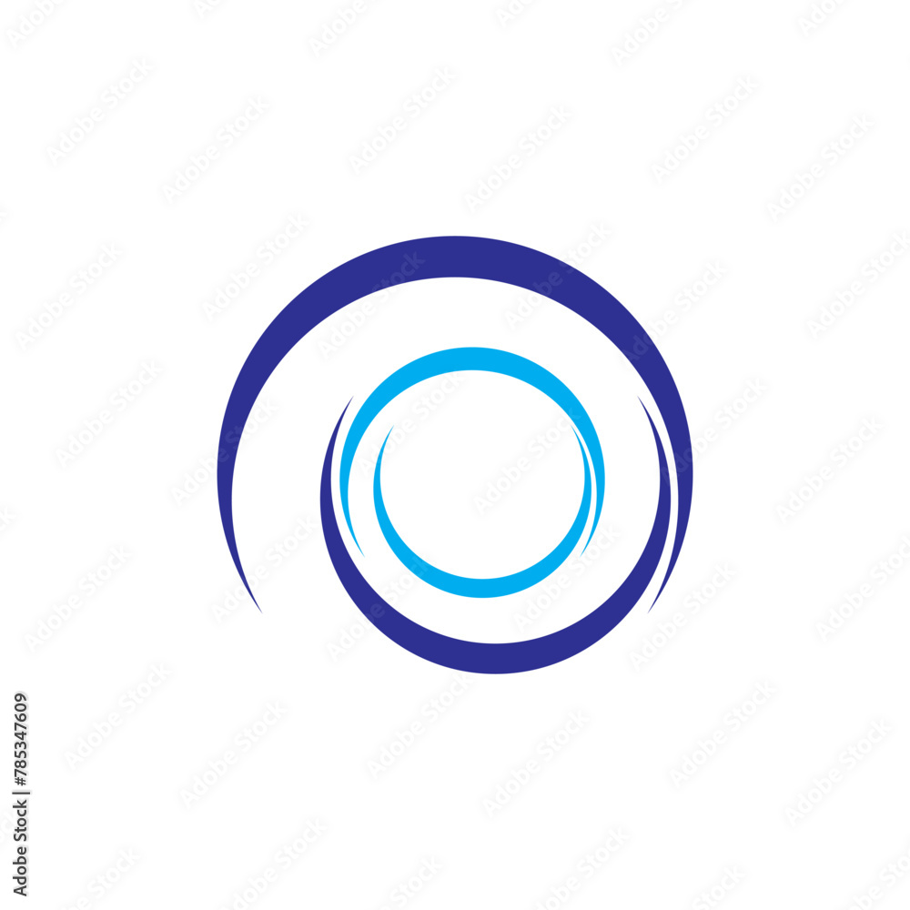 abstract blue circle icon abstract blue circle icon
