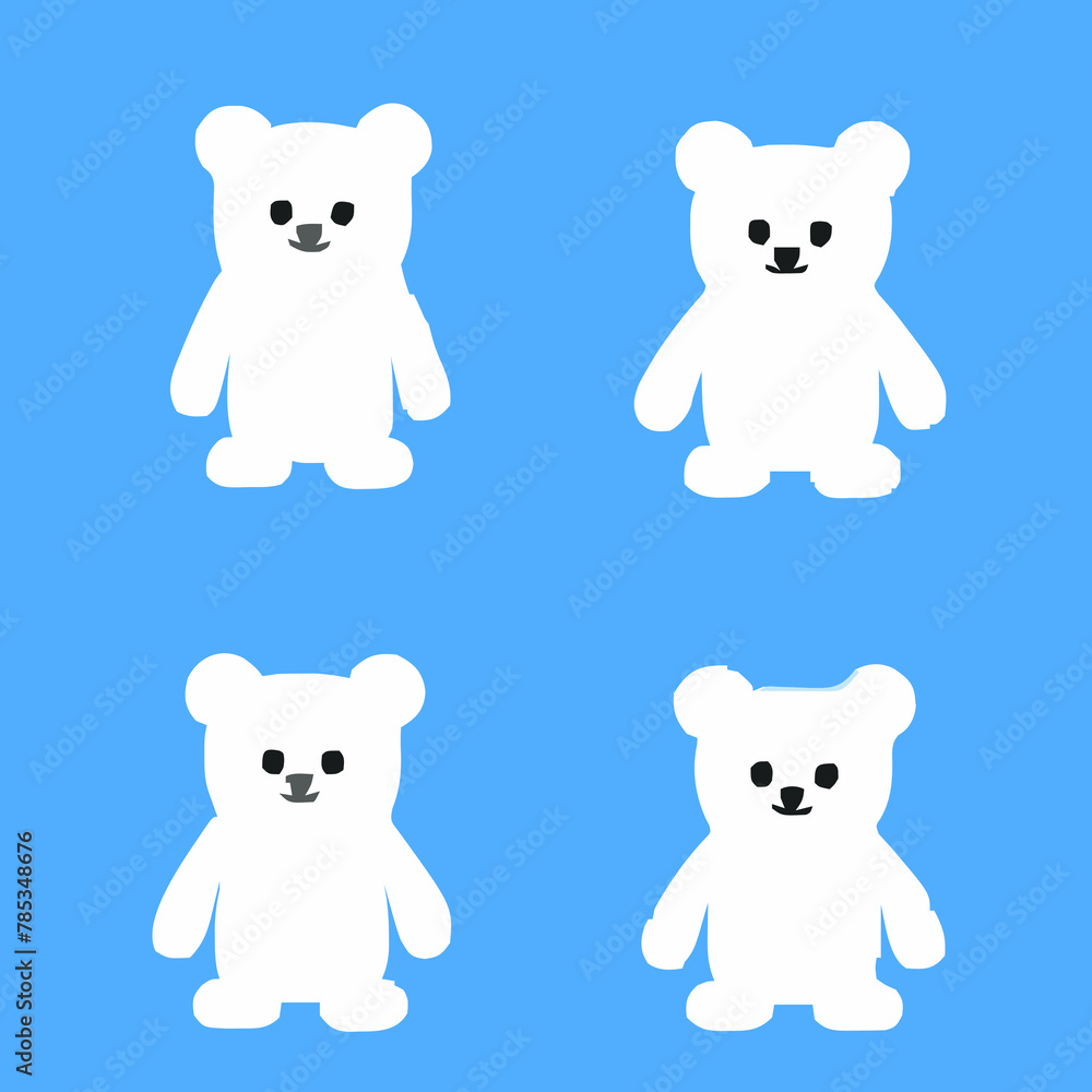 set of teddy bears set of teddy bears