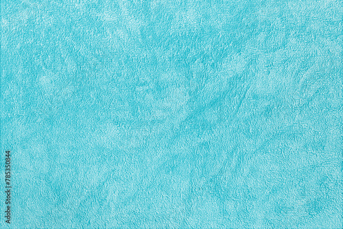 Turquoise terry cloth