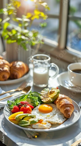breakfast in the morning