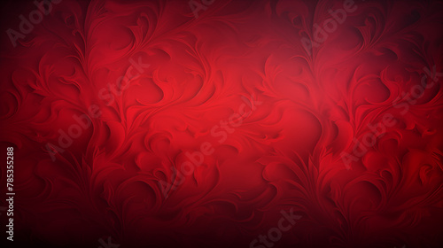 Elegant Red Floral Damask Background Wallpaper