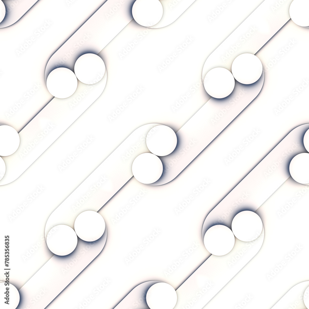 Abstract digital illustration with a pattern of simple white geometric shapes. 3d rendering Abstract digital illustration with a pattern of simple white geometric shapes. 3d rendering