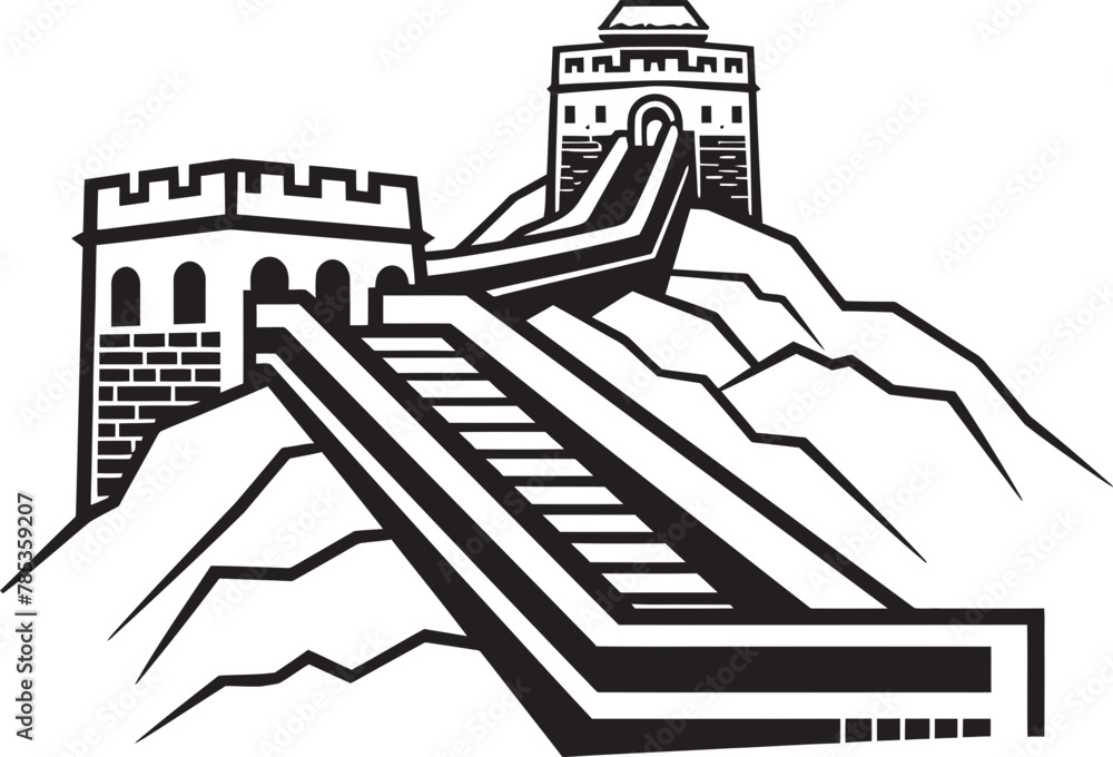 Great Wall Vector Twilights Veil