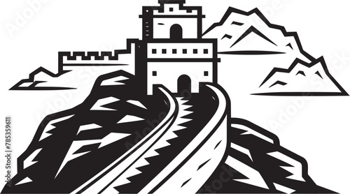 Great Wall Vector A Passage through Chinas Glorious Past