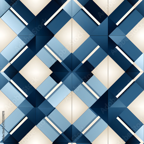  Imagine 2dA white and blu tile with dark blue stripes with special geometric shapes