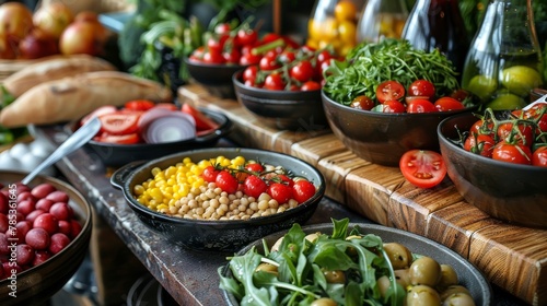 Farm-to-Table: Emphasize farm-fresh ingredients and the farm-to-table concept for a wholesome appeal.  photo