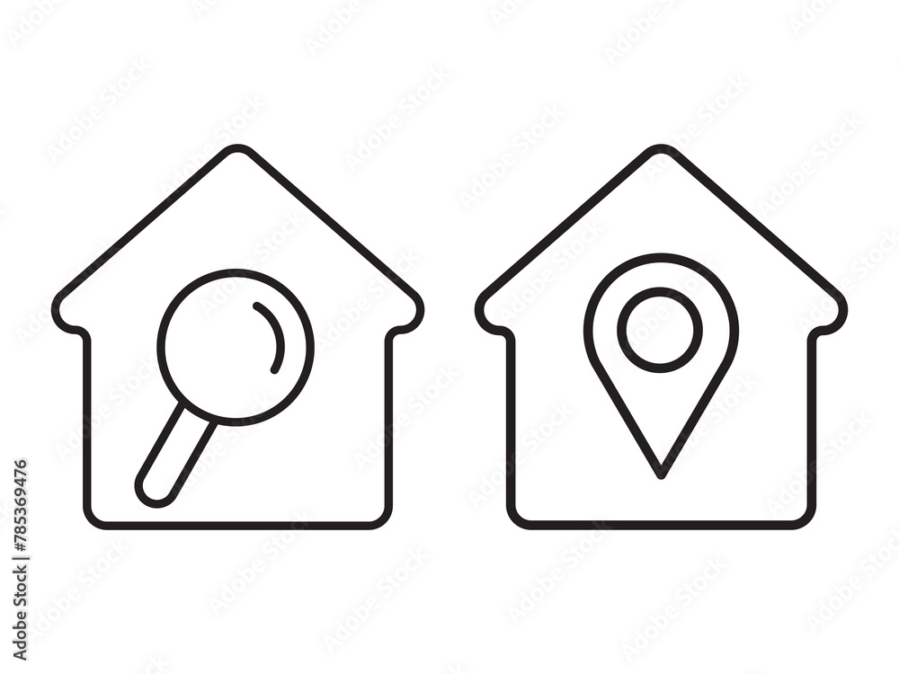 Within a flat-style depiction, a location marker distinguishes itself on an urban map, denoting a precise spot Within a flat-style depiction, a location marker distinguishes itself on an urban map, denoting a precise spot