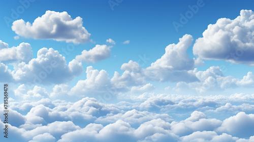 blue sky with clouds  high definition(hd) photographic creative image © Ghulam