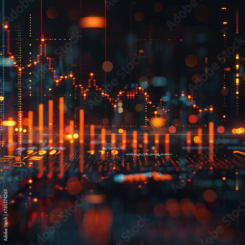 finance abstract background