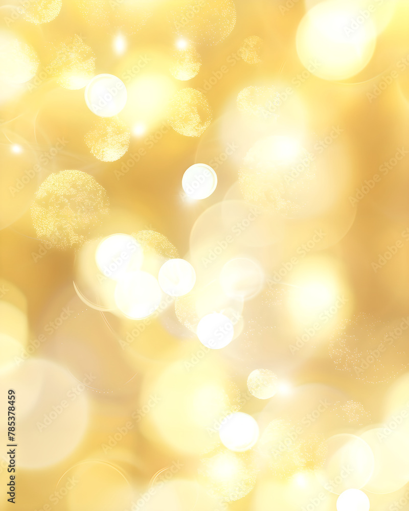 Yellow and Pastel	Glittering Lights with Dreamy Bokeh, 	banner, background for event invitation, New Year's or Christmas decoration, Party Time, Festival	Holiday, Birthday, Space for text