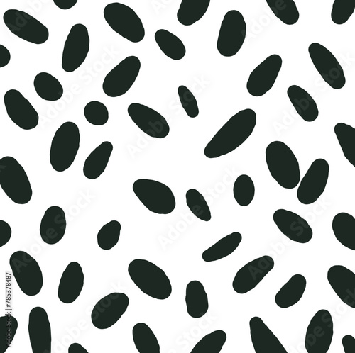 Individual large spots form a texture or imitation of animal coloring.
