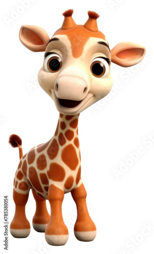 PNG Giraffe cartoon mammal animal