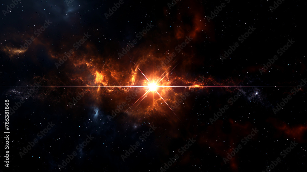 Fototapeta premium background field stars in deep space and galaxies