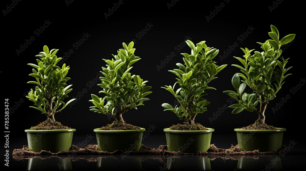 Obraz premium plant in a pot high definition(hd) photographic creative image