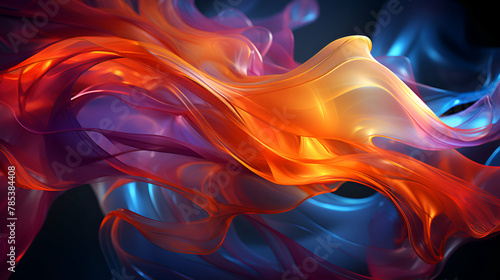 Abstract multicolored background. 3d rendering. computer generated images