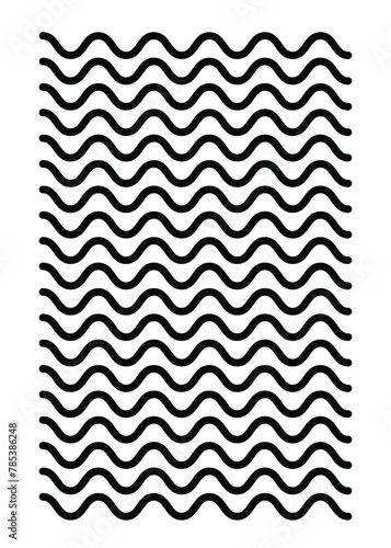 Abstract geometric zig zag seamless pattern on white