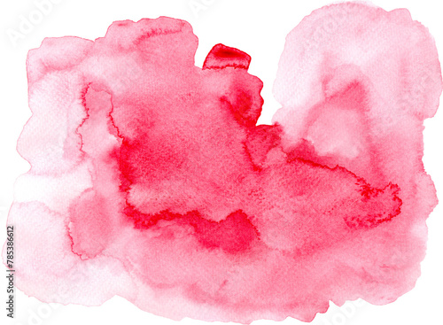 Pink watercolor stains.