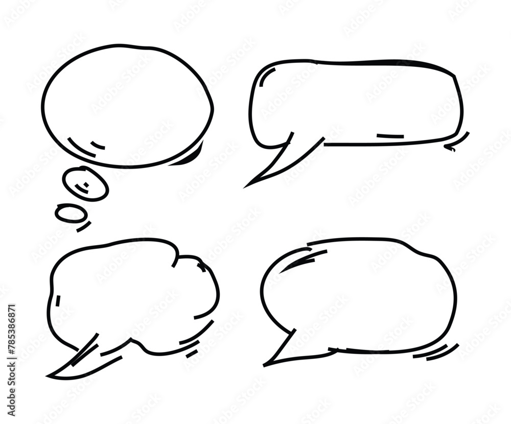 bubbles. set of speech bubbles. Art & Illustration bubbles. set of speech bubbles. Art & Illustration