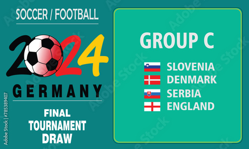 teams participating in the championship 2024, flags of teams participating in the football championship 2024 group c, flags of countries participating in the 2024 football championship