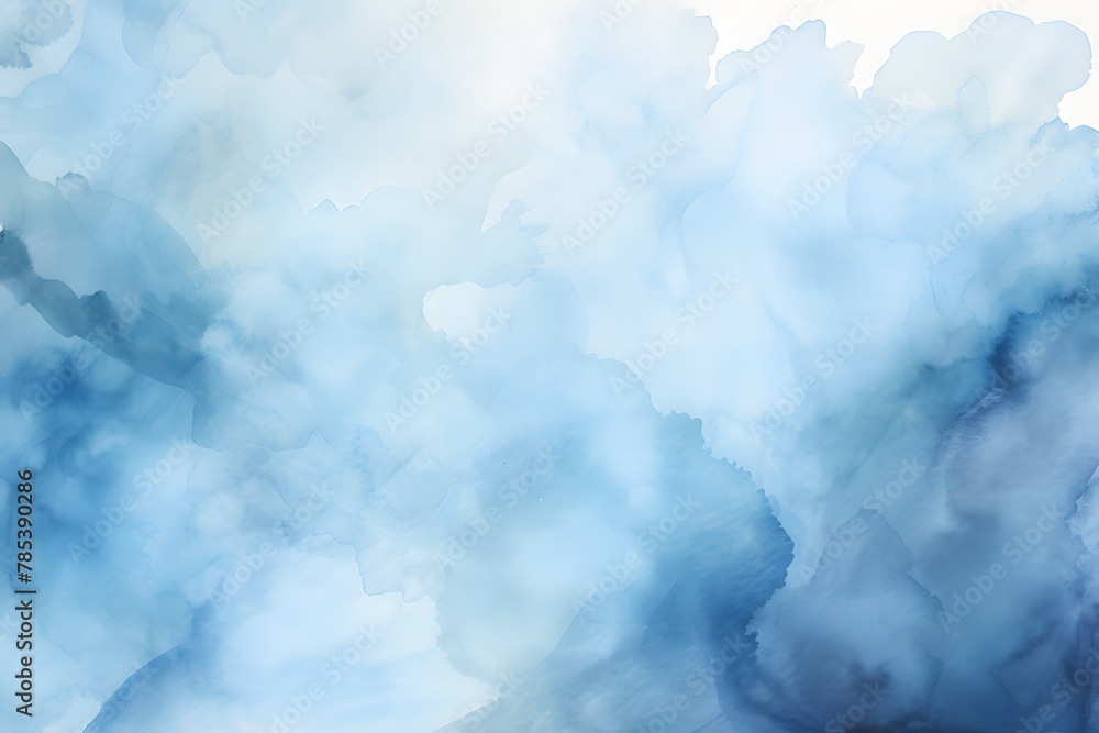 Fototapeta premium Abstract blue watercolor background