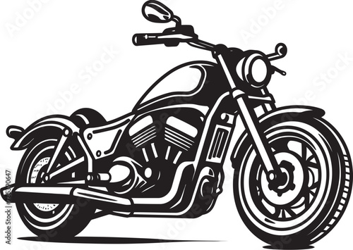 Motorcycle Vector Sketch Set Capturing the Essence of Riding Adventure