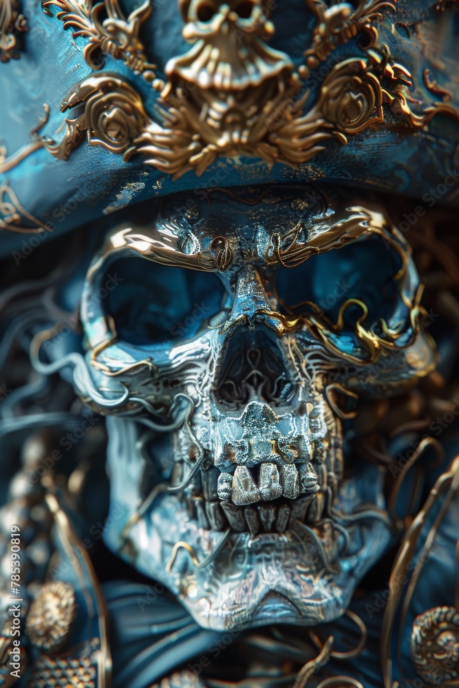 Skull of a Fearsome Pirate