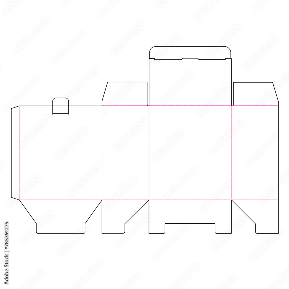 Dieline Box for Packaging Dieline Box for Packaging