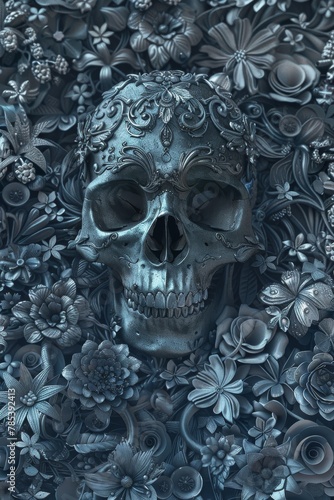 Skull of a Fearsome Pirate © Franz Rainer
